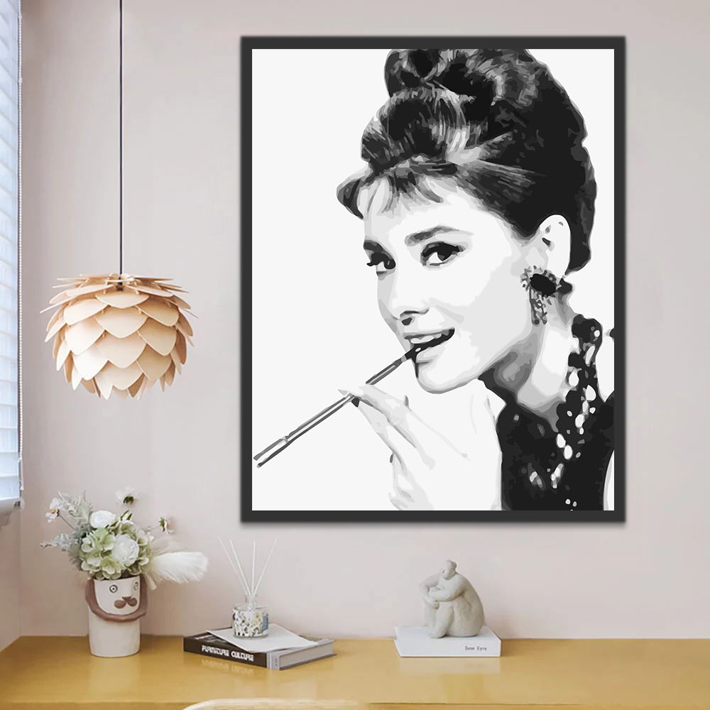 Audrey Hepburn Paint by Numbers