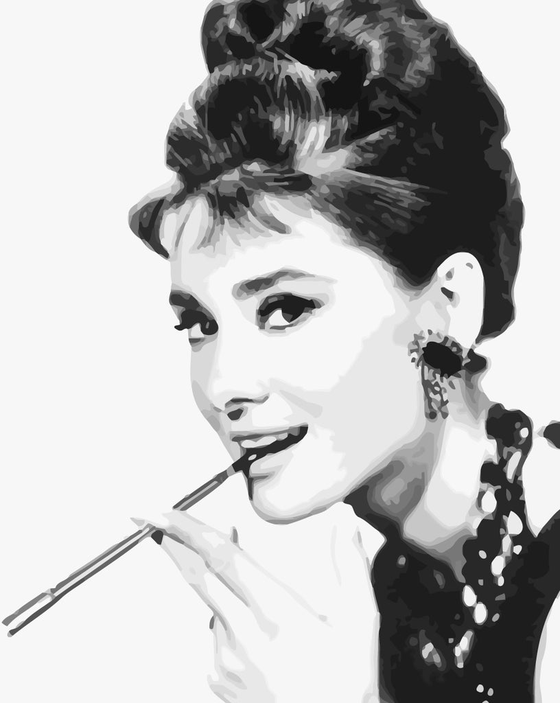 Audrey Hepburn Paint by Numbers