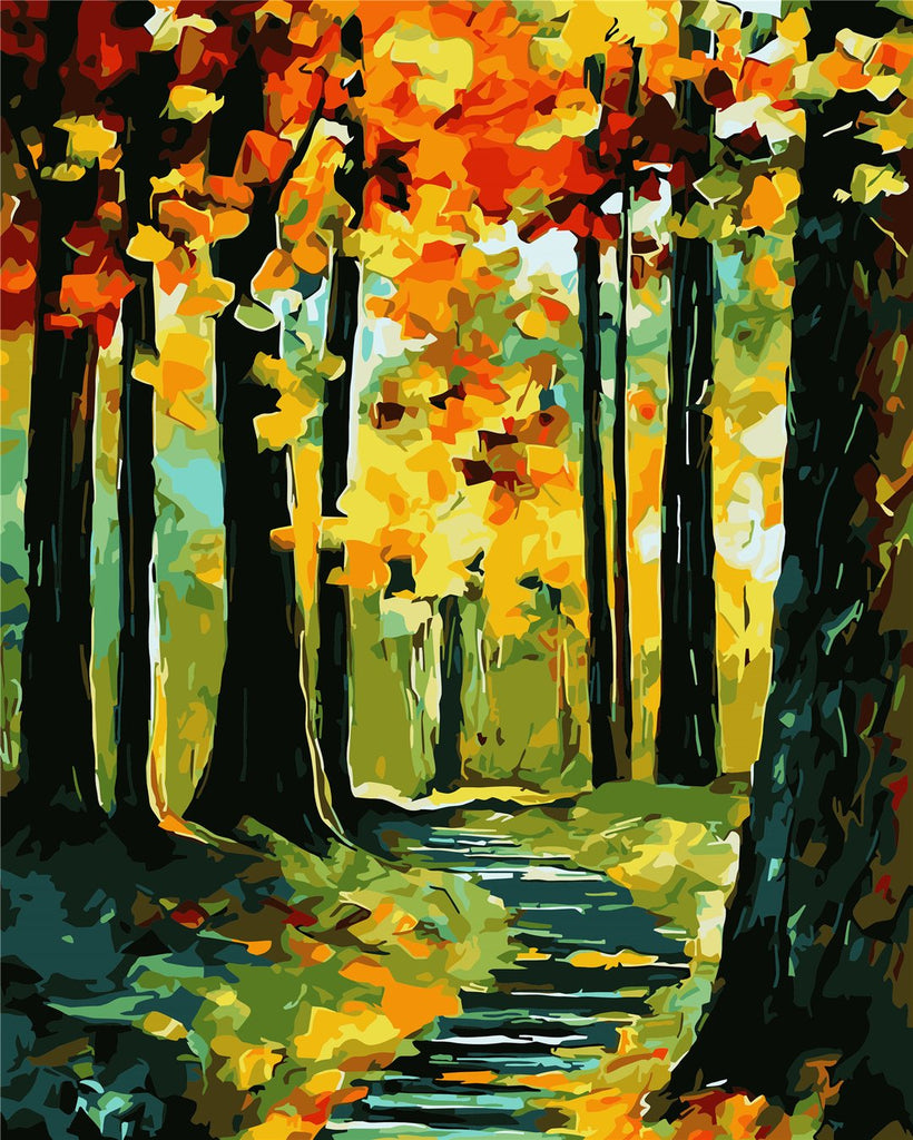 Autumn Forest Paint by Numbers