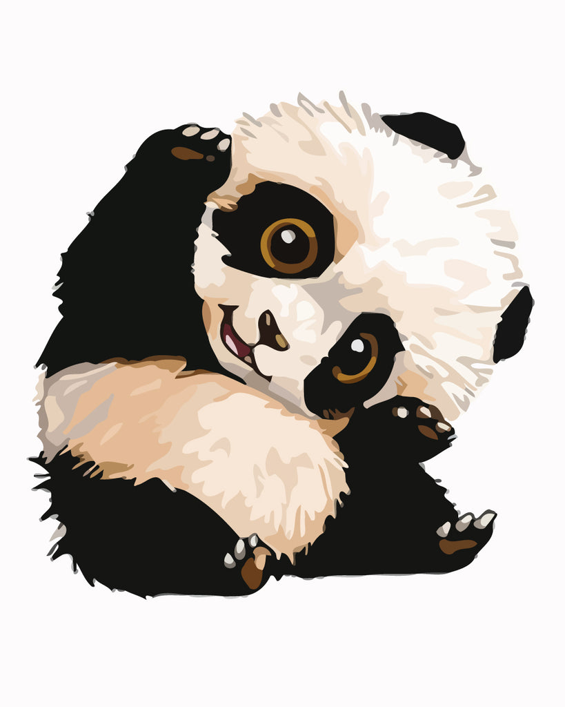 Baby Panda Paint by Numbers