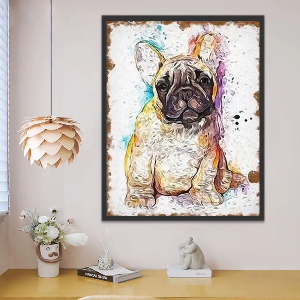 Bulldog Paint by Numbers