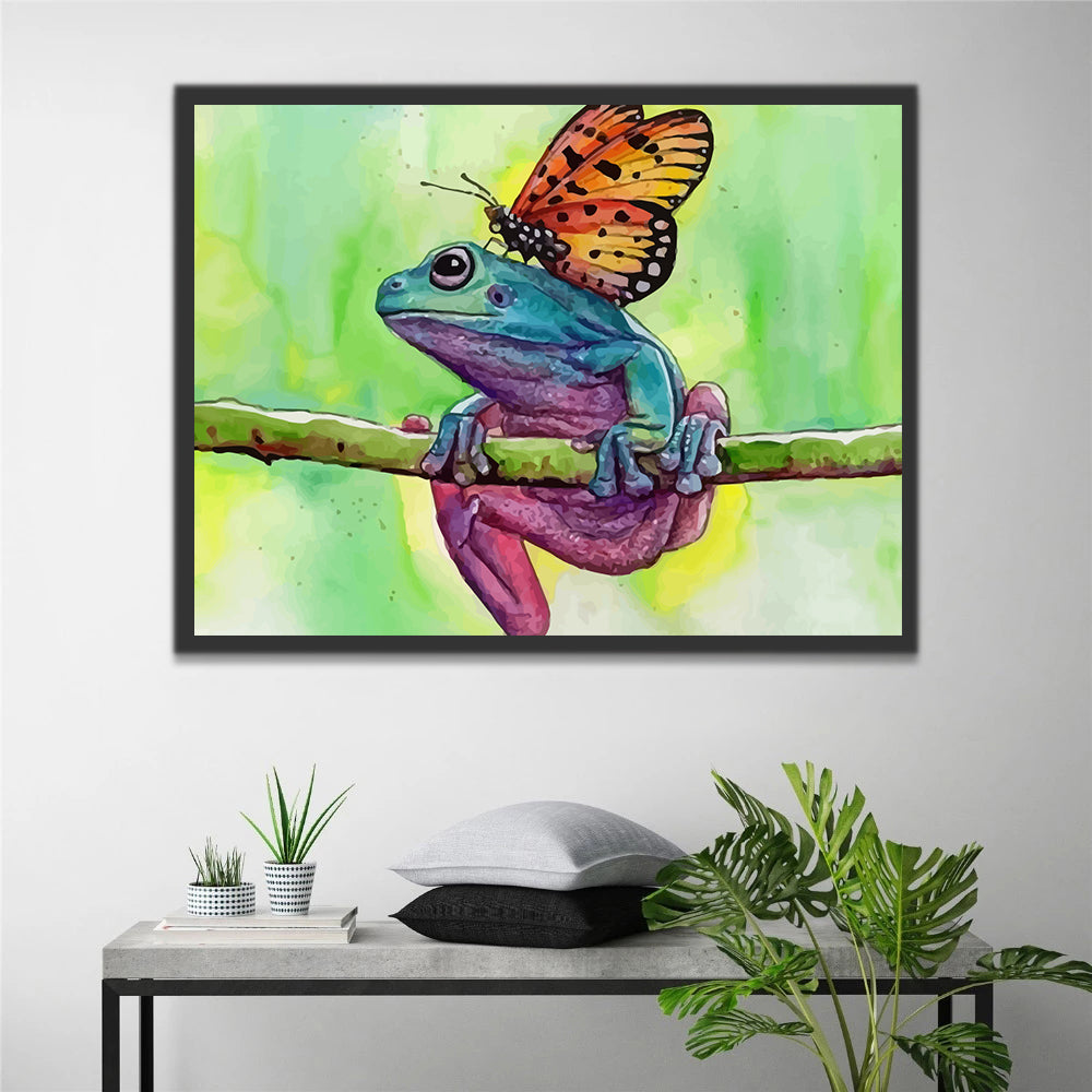 Butterfly and Frog Paint by Numbers