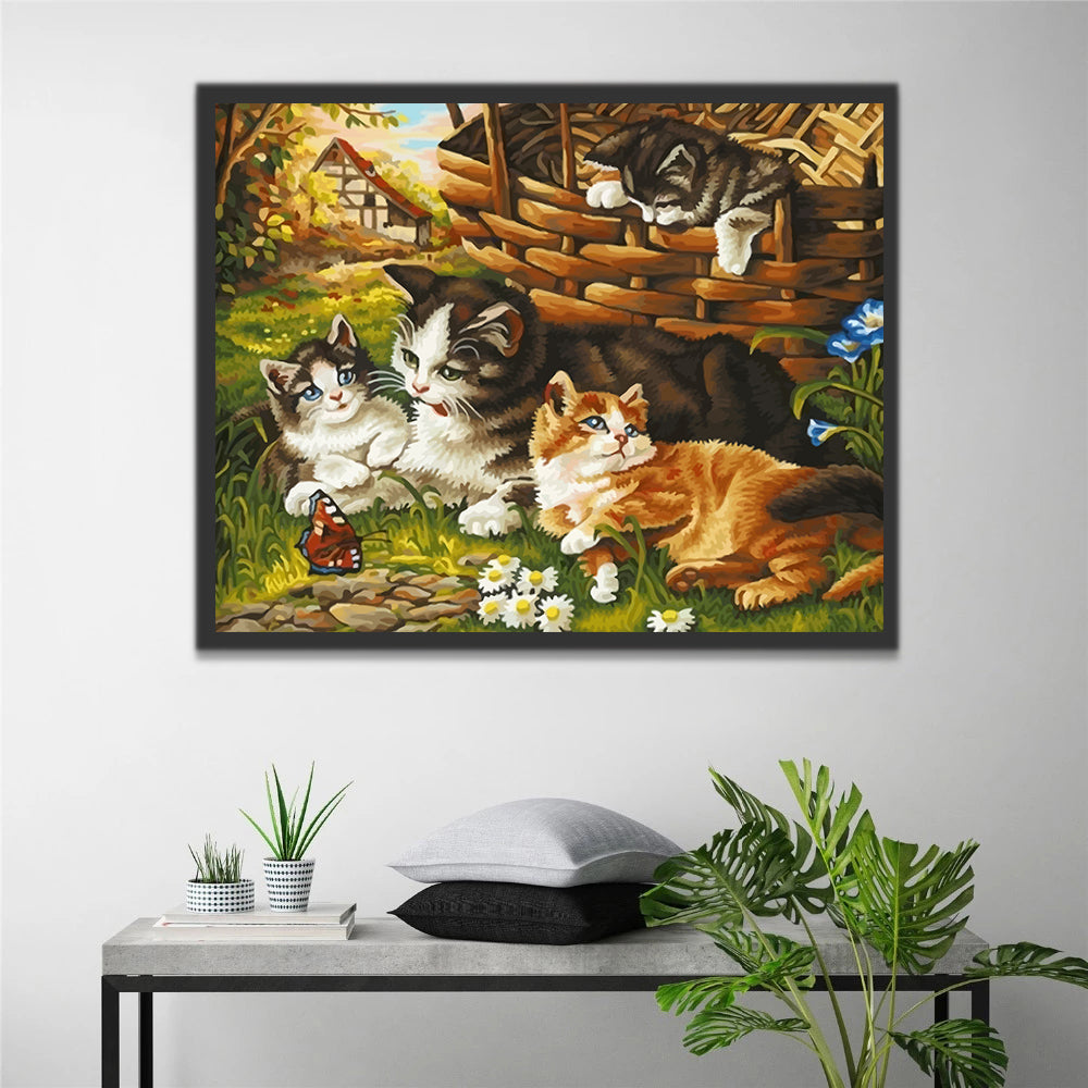 Cats Family Paint by Numbers