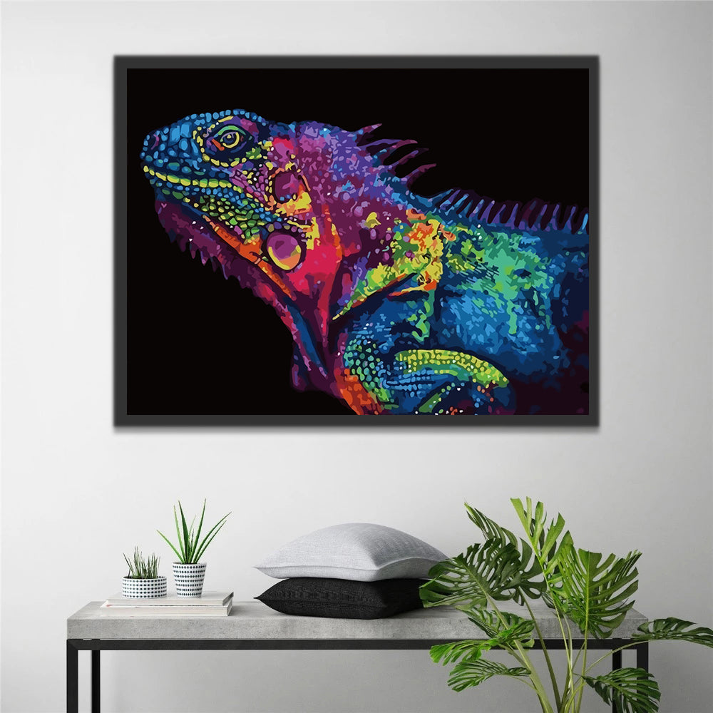 Chameleon Paint by Numbers