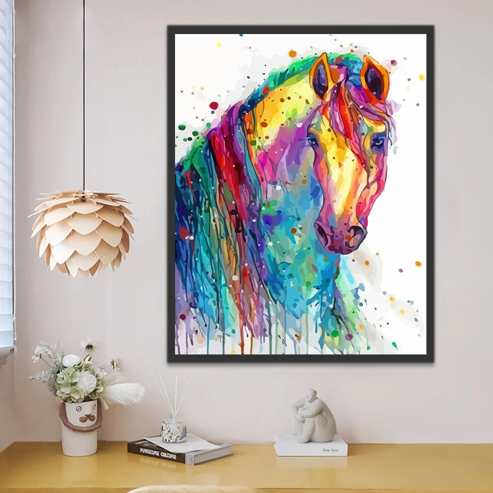Colorful Horse Paint by Numbers