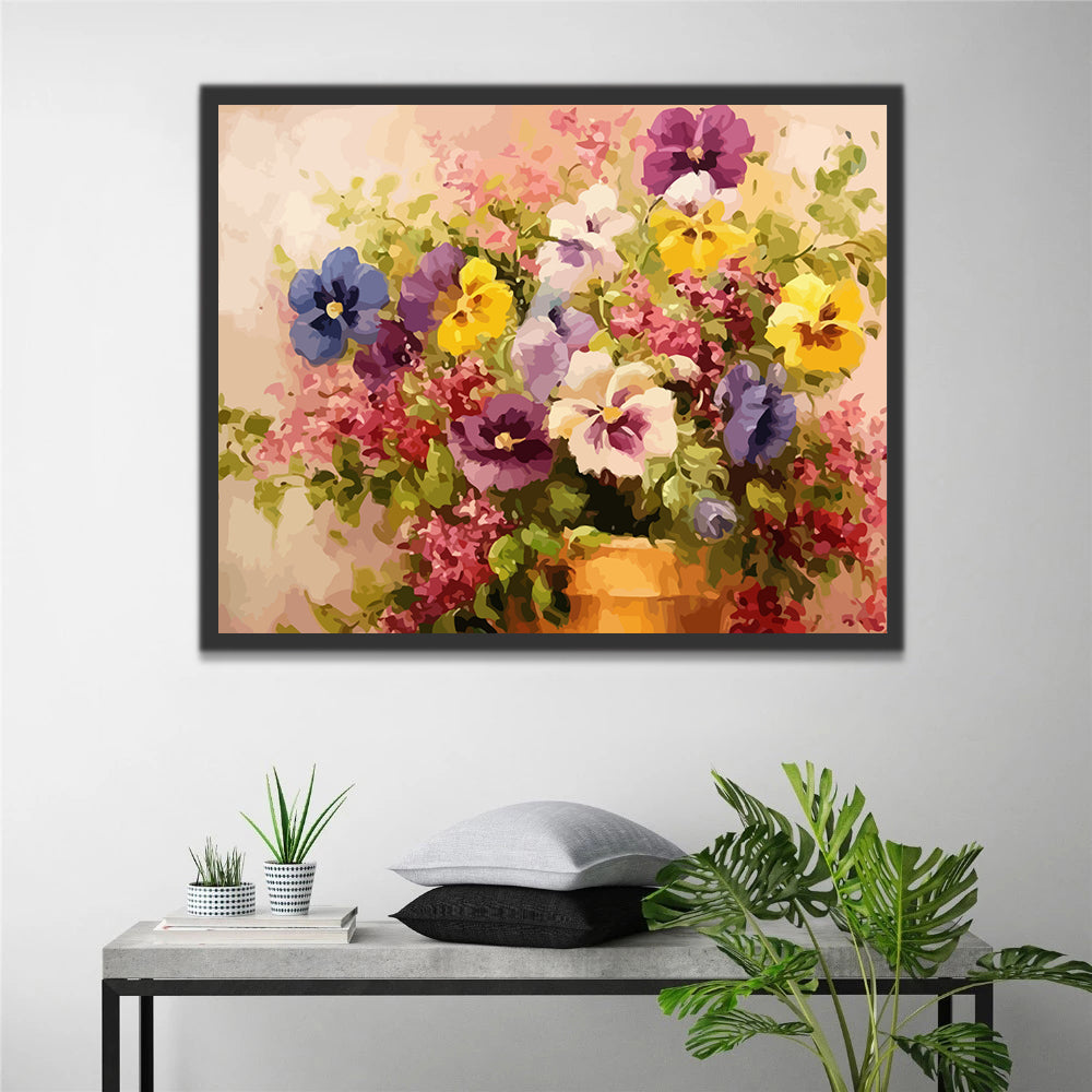 Colorful Phalaenopsis Paint by Numbers
