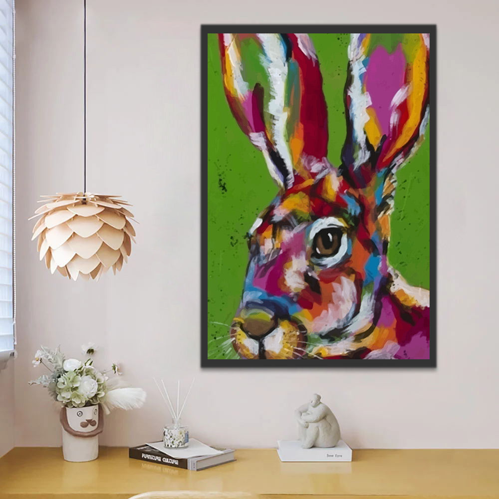 Colorful Rabbit Paint by Numbers