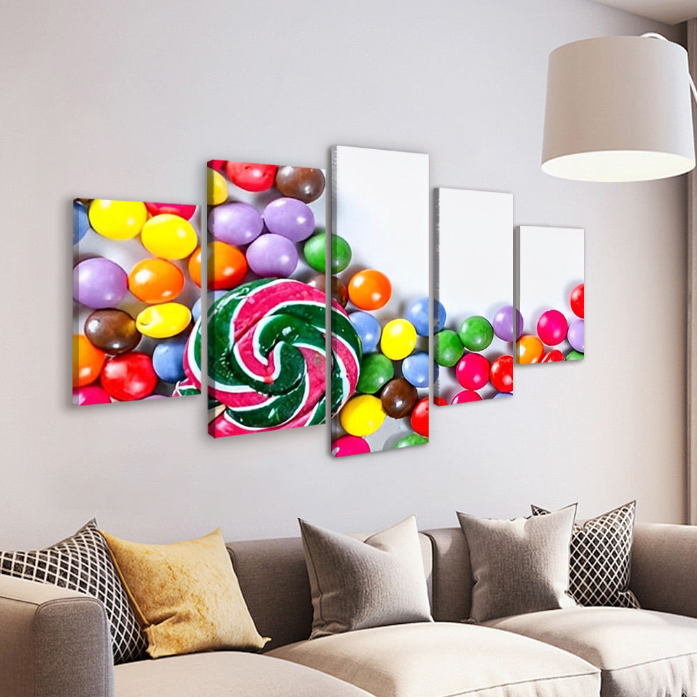 Colourful Candies 5 Pack Paint By Numbers