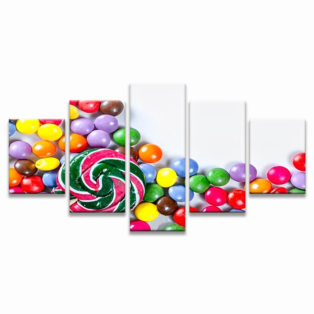 Colourful Candies 5 Pack Paint By Numbers