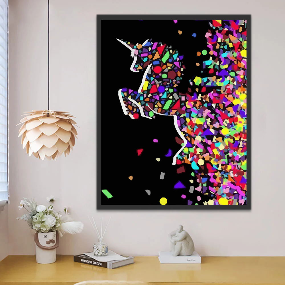 Colourful Unicorn Paint by Numbers for Kids