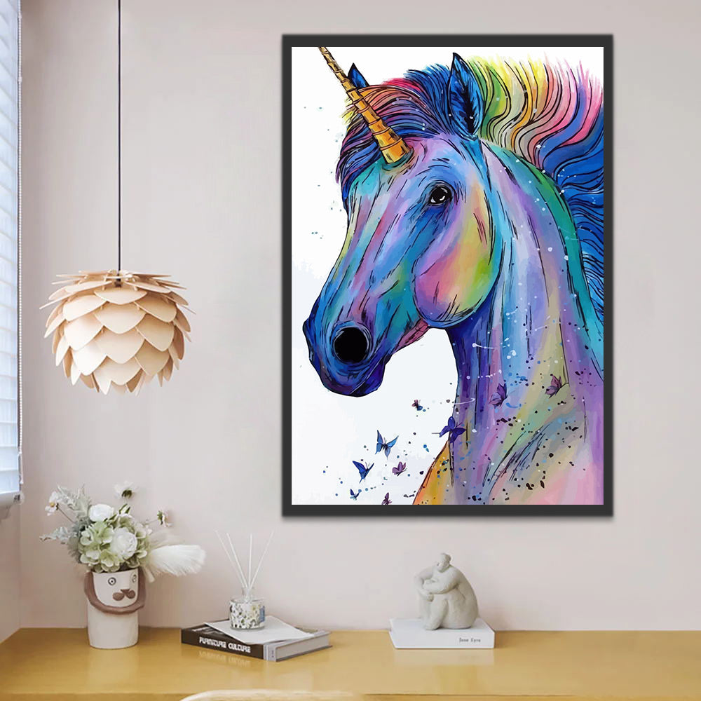 Colourful Unicorn Paint by Numbers for Kids