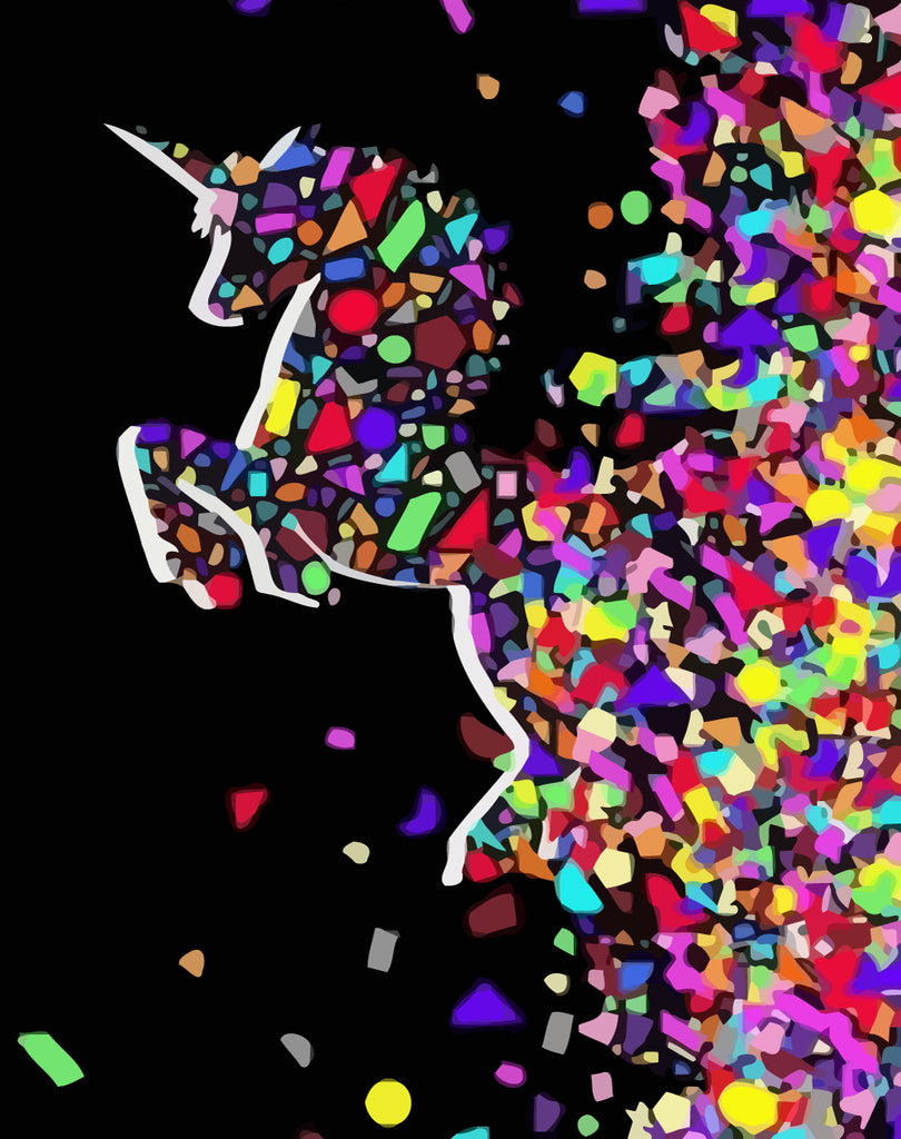 Colourful Unicorn Paint by Numbers for Kids