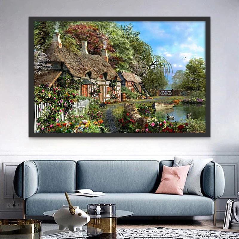 Country Cottage Paint by Numbers