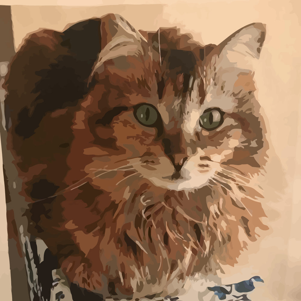 Cute Cat Paint by Numbers