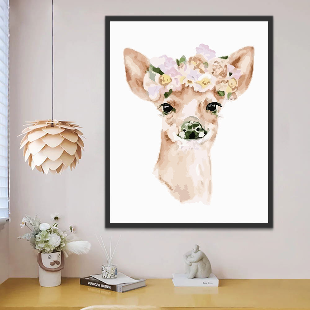 Cute Deer Paint by Numbers