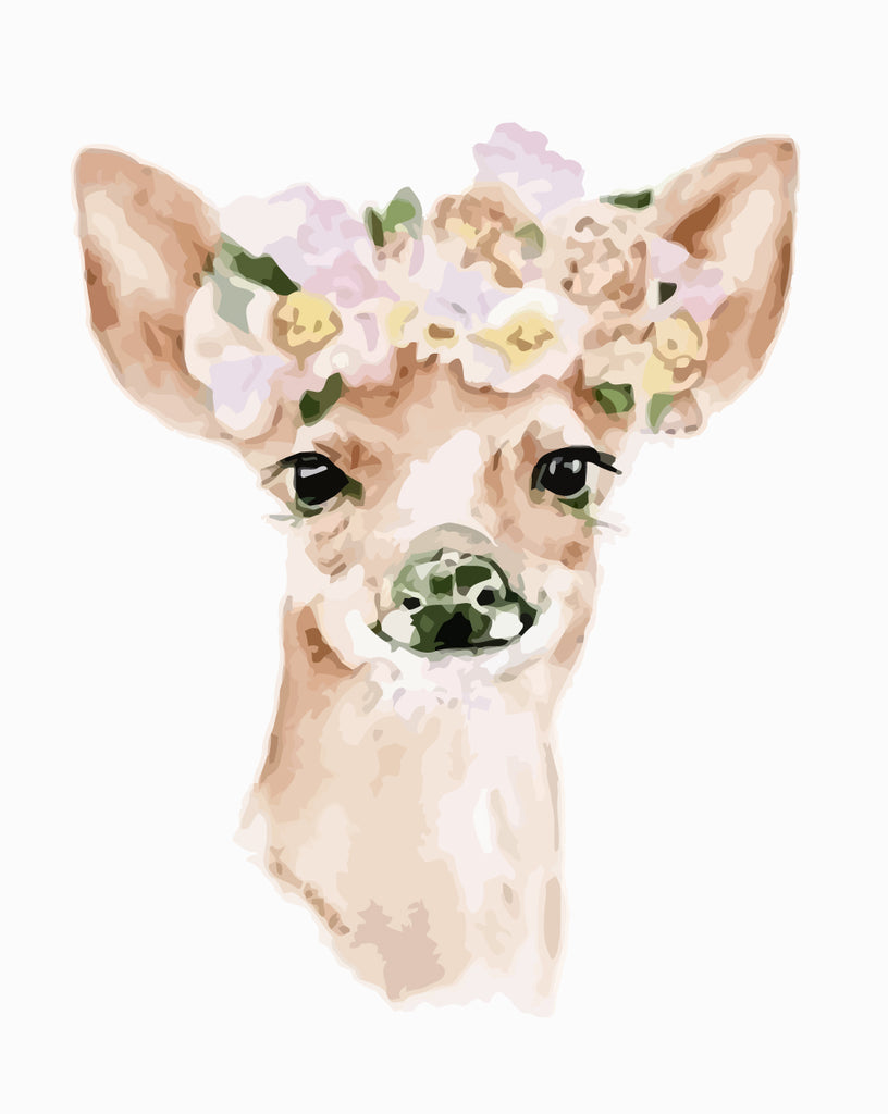 Cute Deer Paint by Numbers