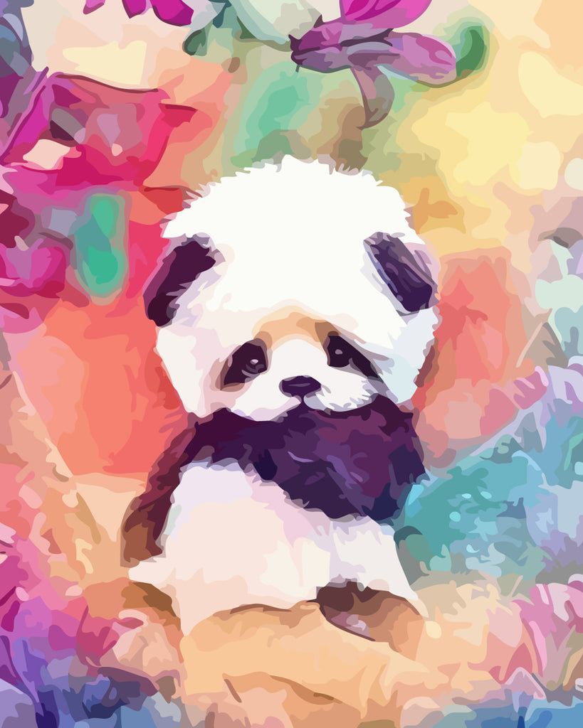 Cute Panda Paint by Numbers