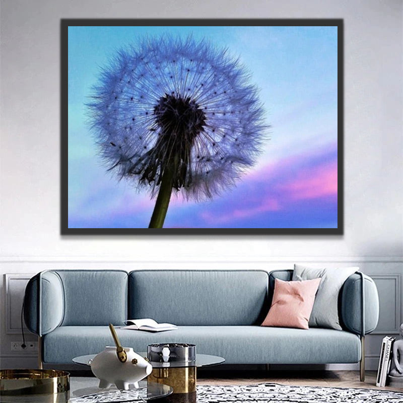 Dandelion Paint by Numbers