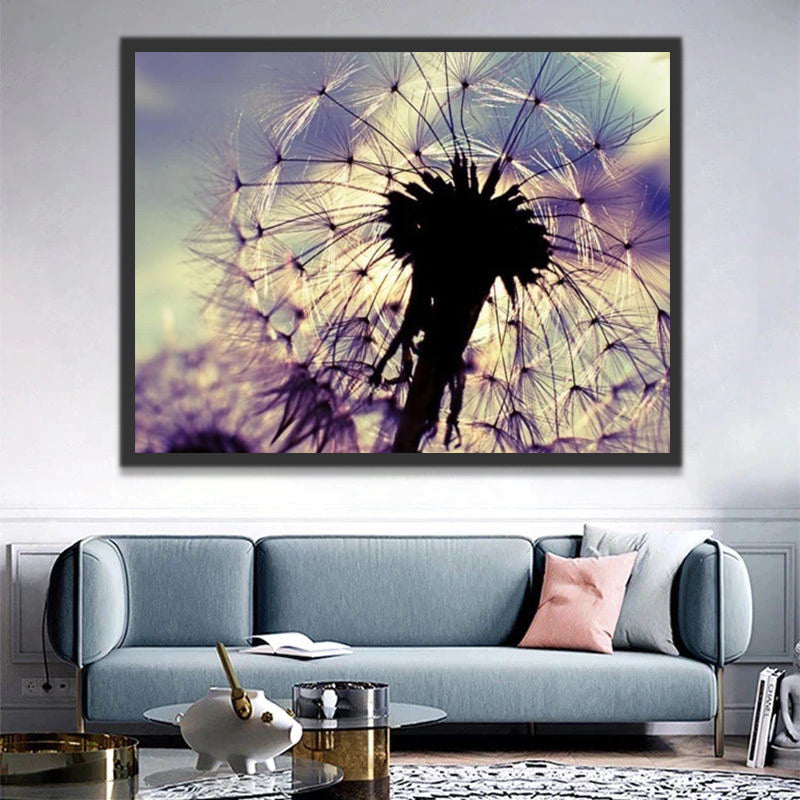 Dandelion Paint by Numbers