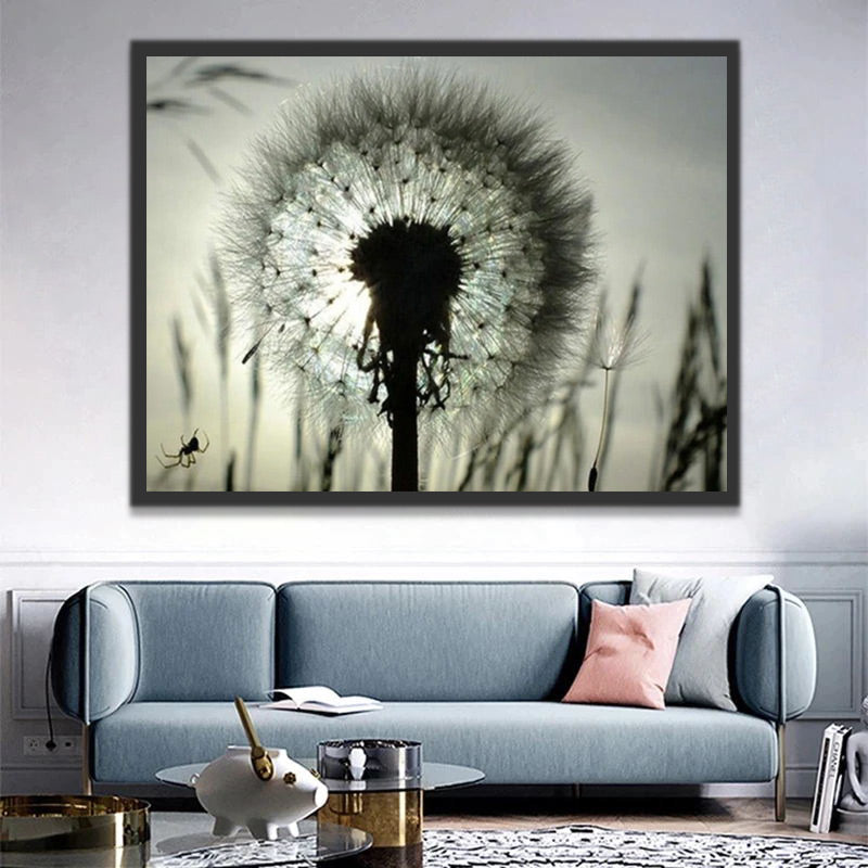 Dandelion Paint by Numbers