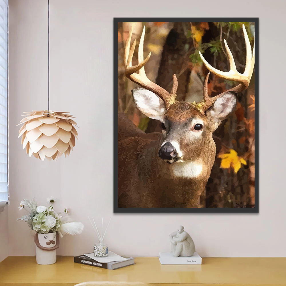 Deer Paint by Numbers