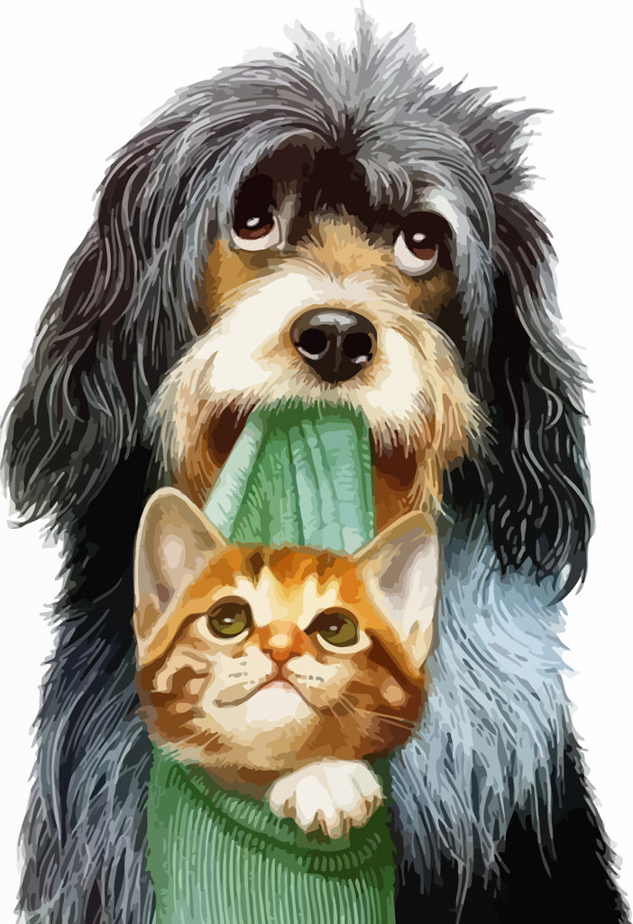 Dog and Cat Paint by Numbers