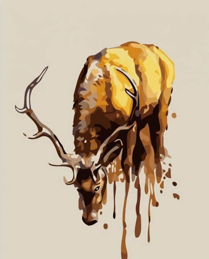 Elk Paint by Numbers