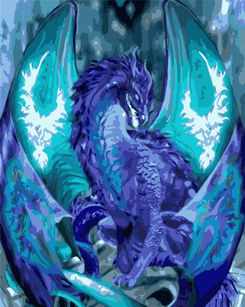 Evil Dragon Paint by Numbers