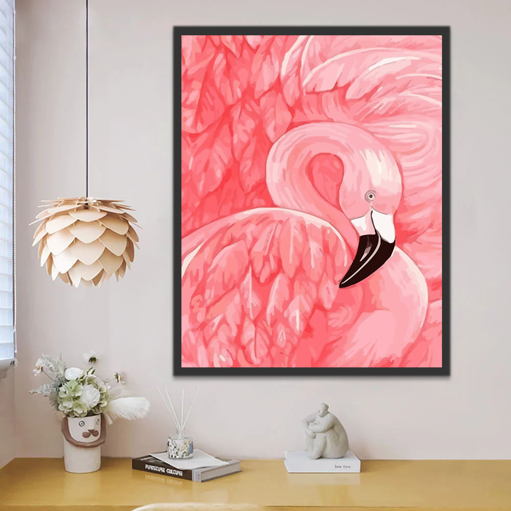 Flamingo Paint by Numbers