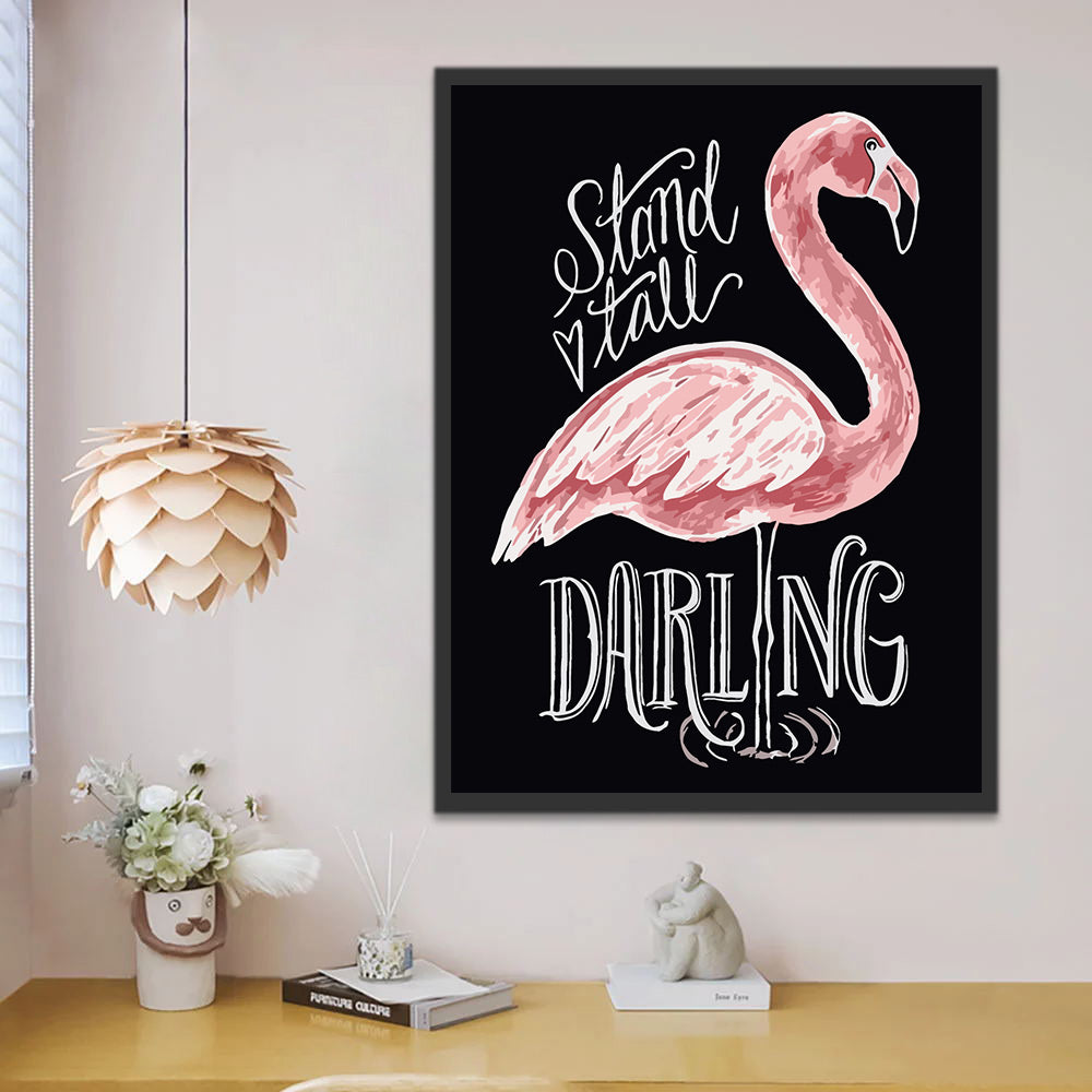 Flamingo Paint by Numbers