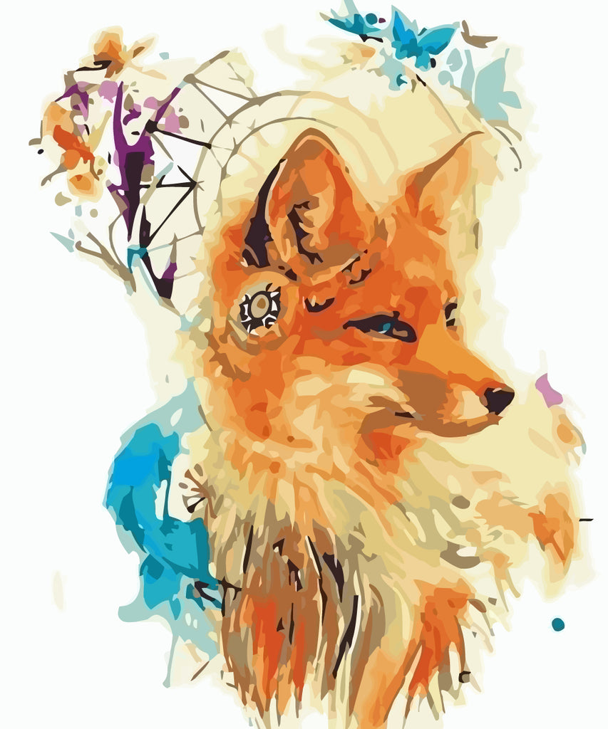 Fox Paint by Numbers