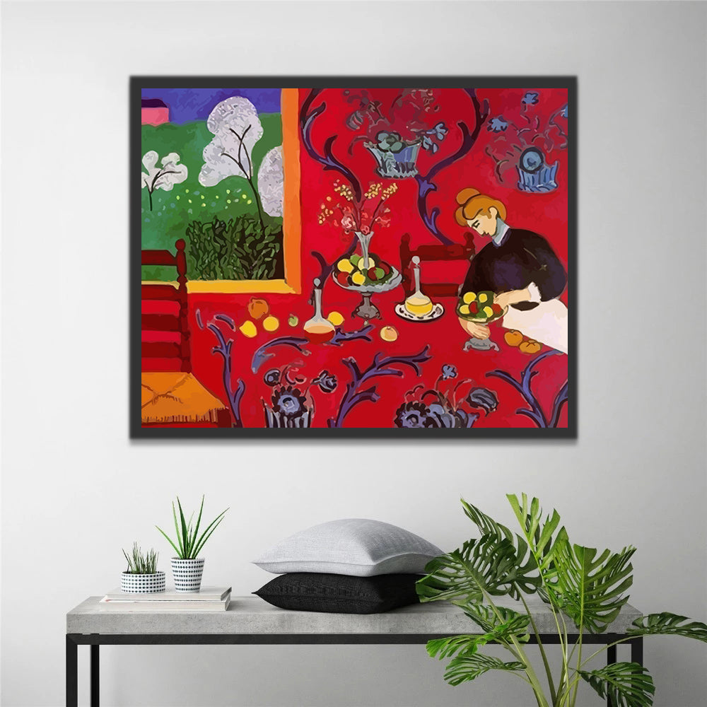 Fruit and Woman Abstract Art Paint by Numbers