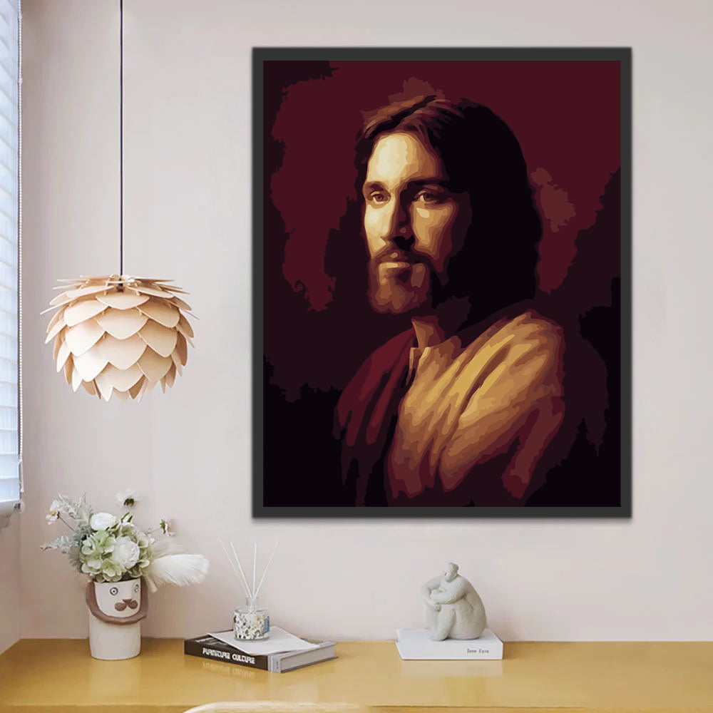 Jesus Christ Paint by Numbers