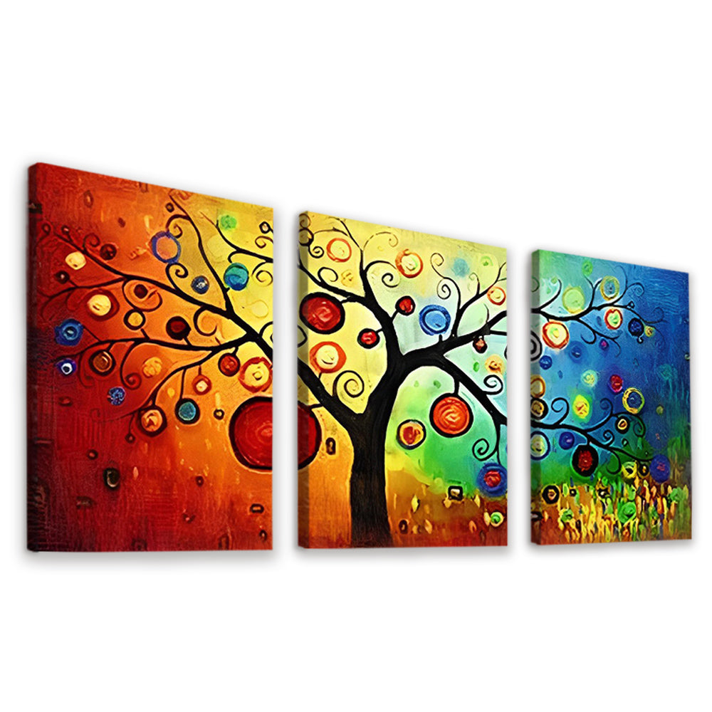 Laterns on A Tree 3 Pack Paint By Numbers