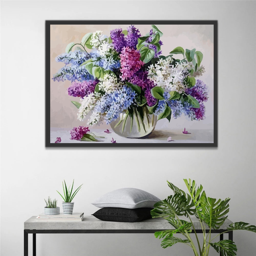 Lilac Bouquet Paint by Numbers