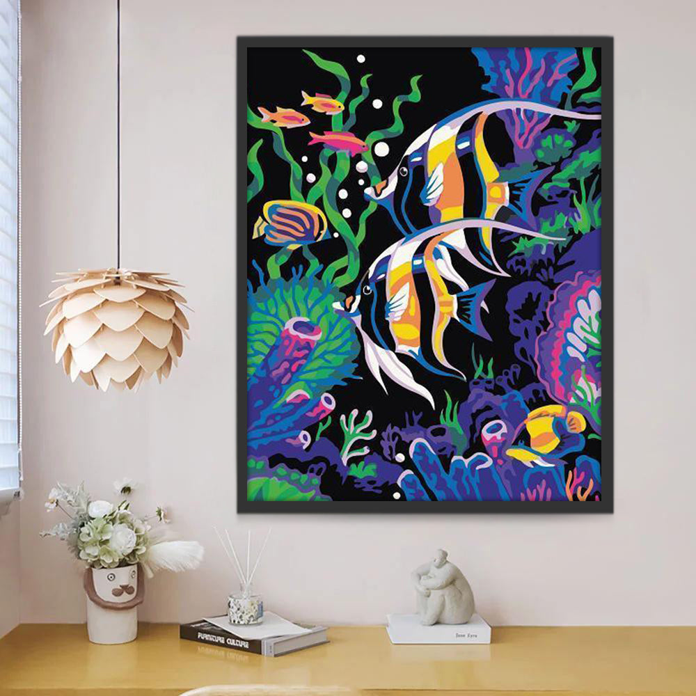 Marine Fish Paint by Numbers