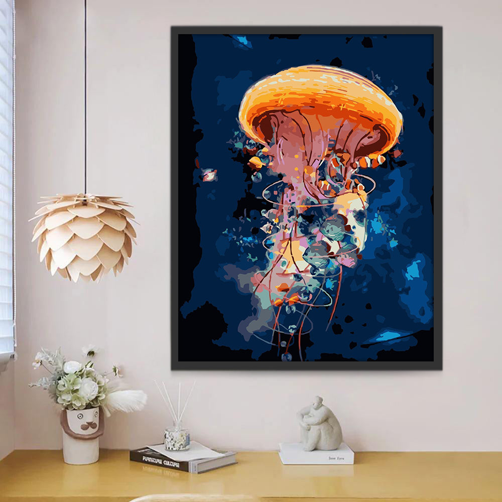 Marine Jellyfish Paint by Numbers