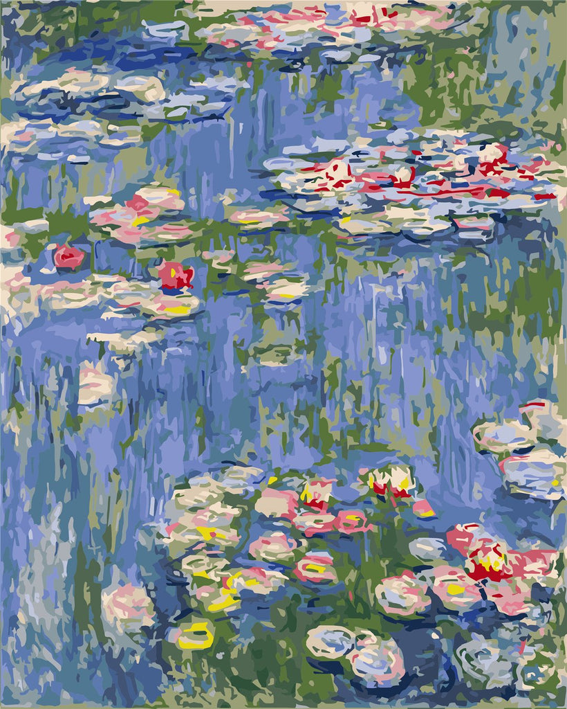 Monet's Sleeping Lotus Paint by Numbers