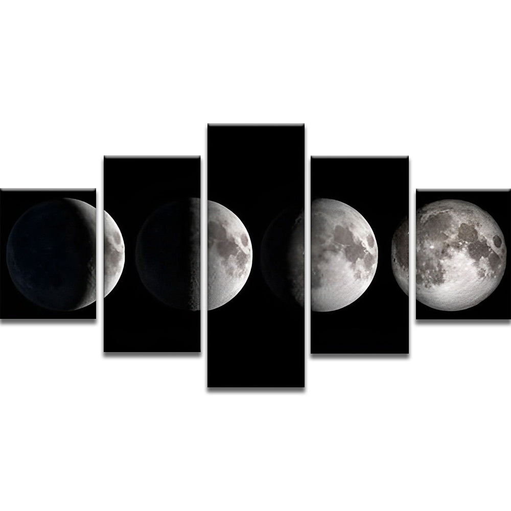 Moon Phases 5 Pack Paint By Numbers