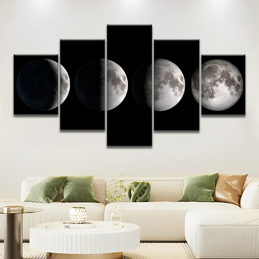 Moon Phases 5 Pack Paint By Numbers