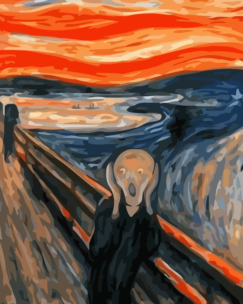 Munch, The Scream Paint by Numbers