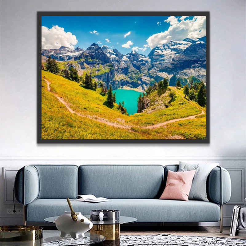 Oeschinensee Paint by Numbers