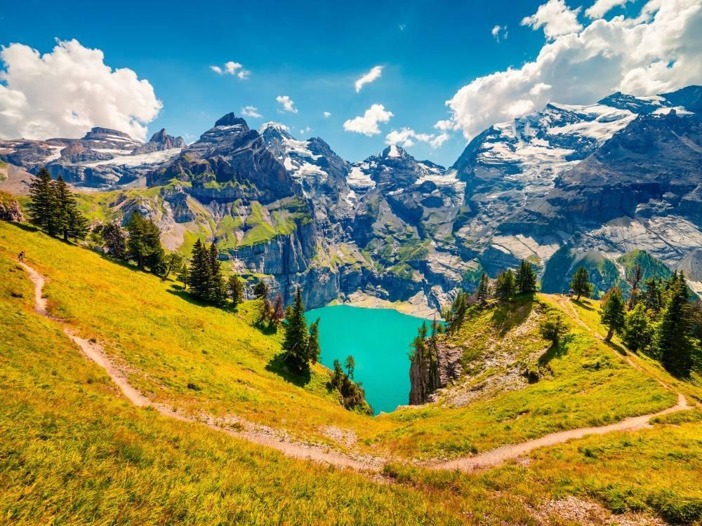 Oeschinensee Paint by Numbers