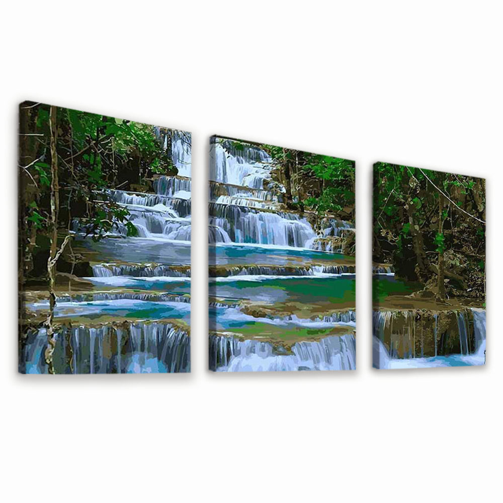 Peaceful Waterfall 3 Pack Paint By Numbers