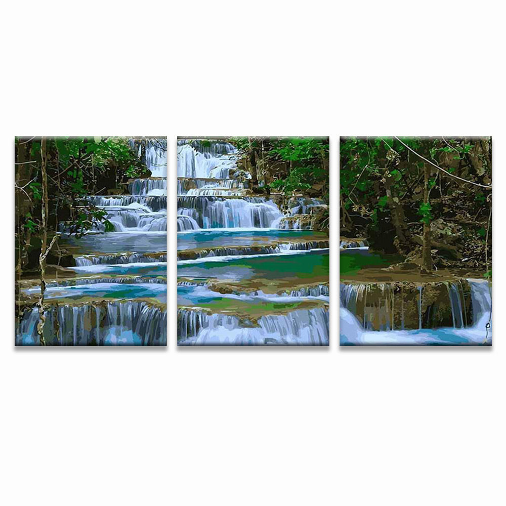 Peaceful Waterfall 3 Pack Paint By Numbers