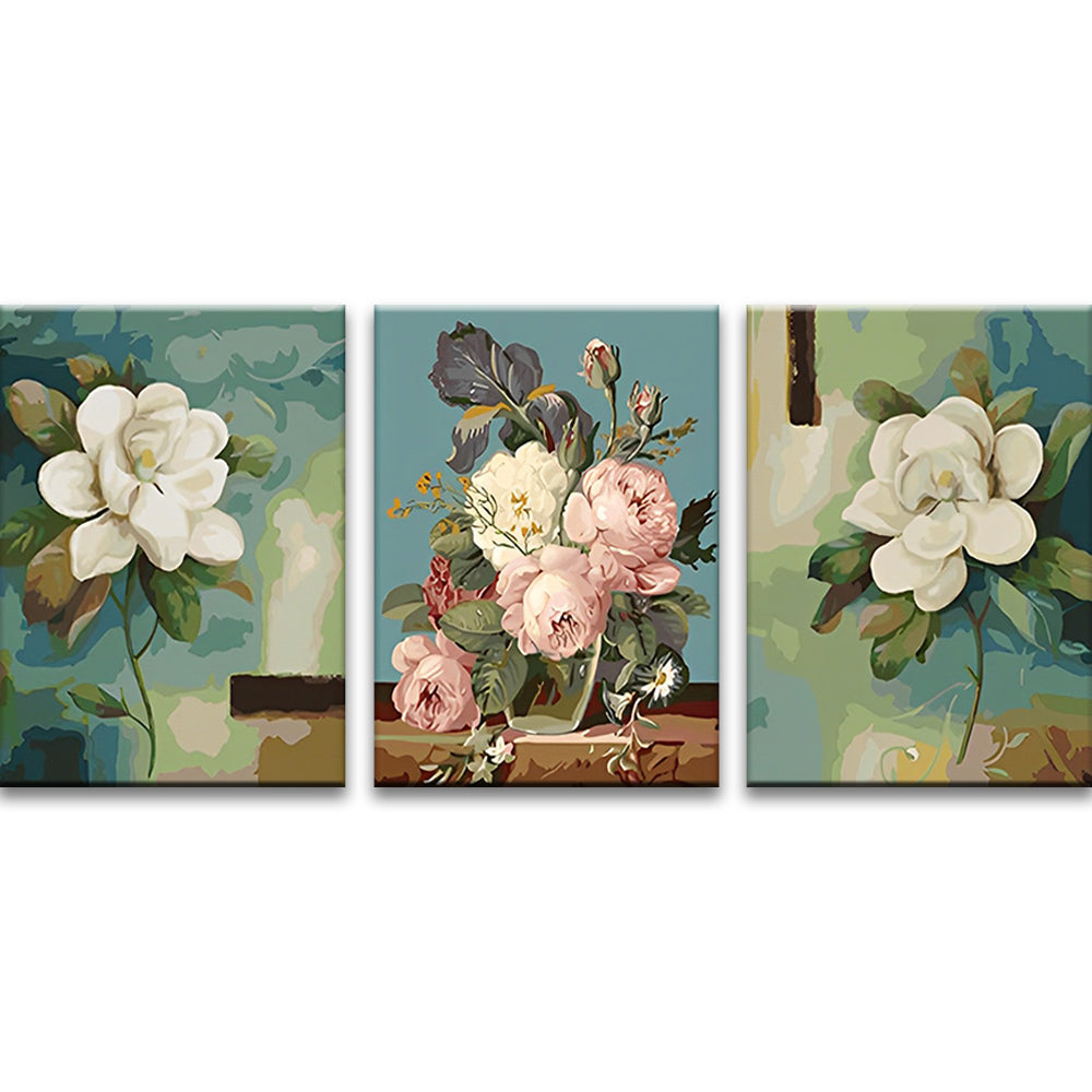 Peonies 3 Pack Paint By Numbers