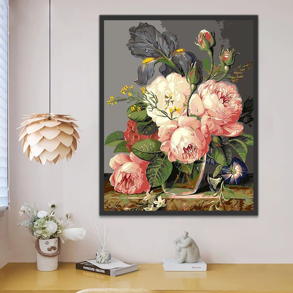 Peonies Paint by Numbers