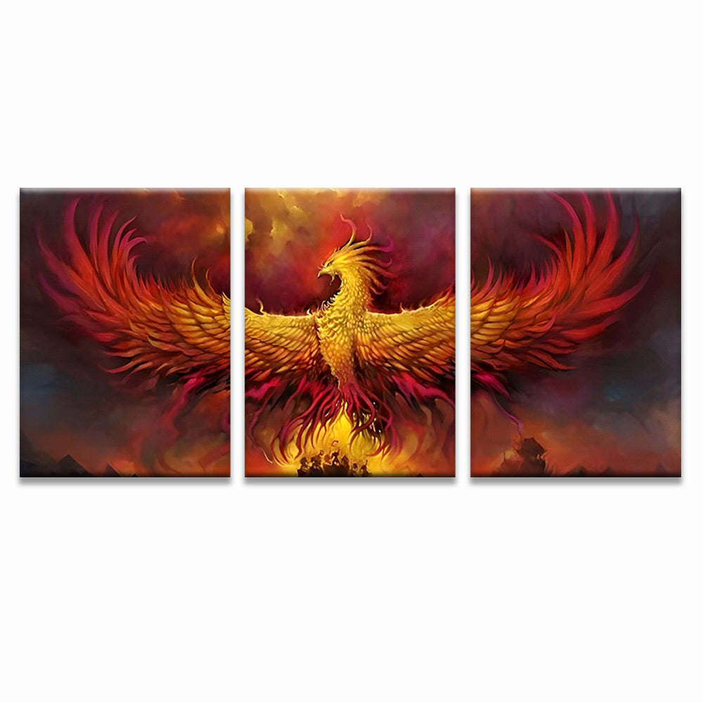 Phoenix 3 Pack Paint By Numbers