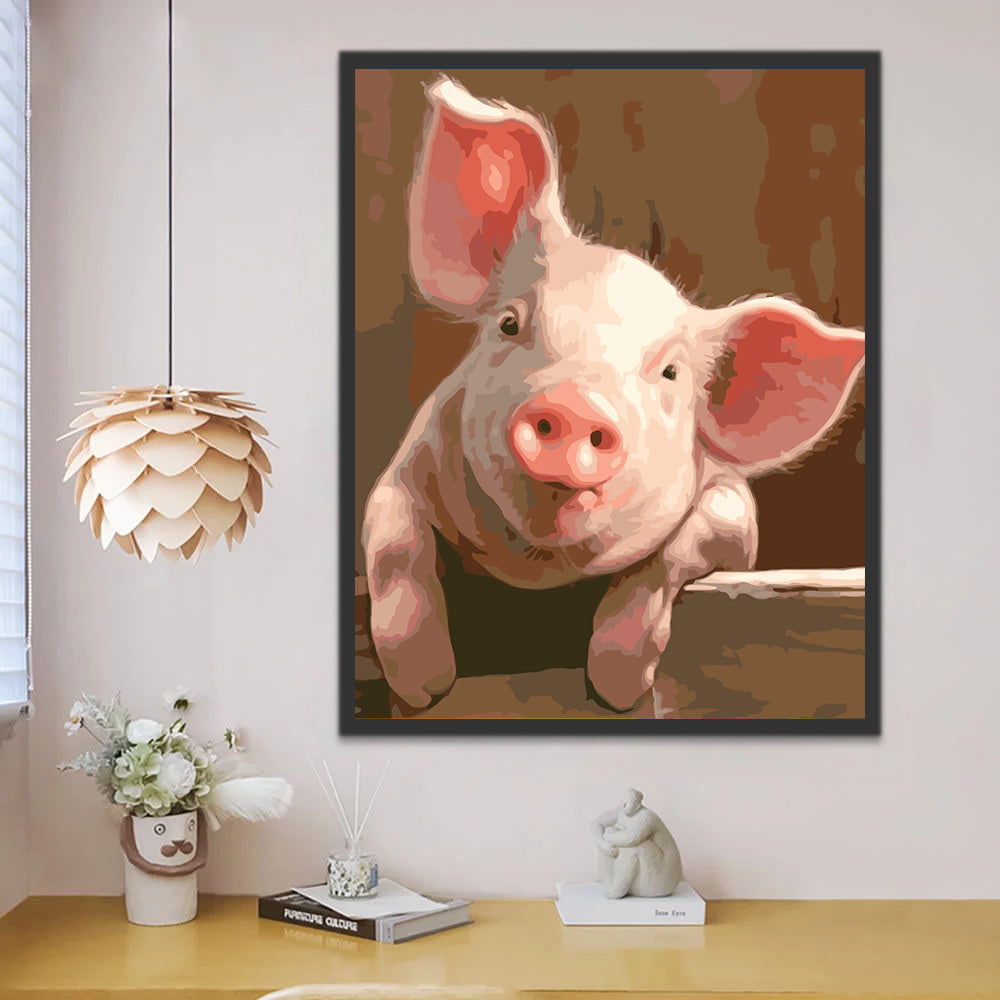 Pig Paint by Numbers