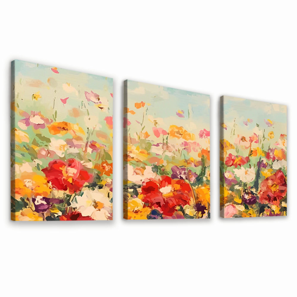 Poppies Field 3 Pack Paint By Numbers